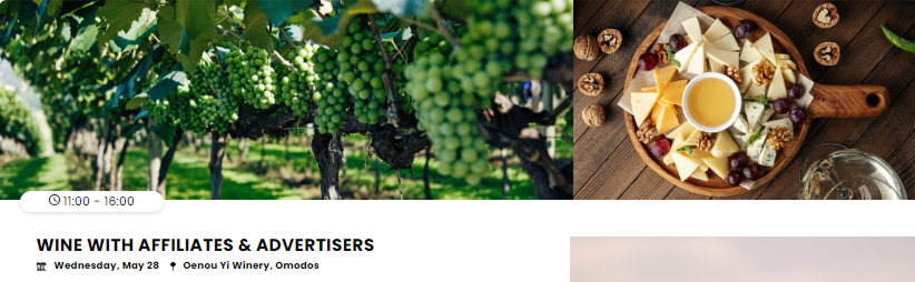 Wine with Affiliates & Advertisers