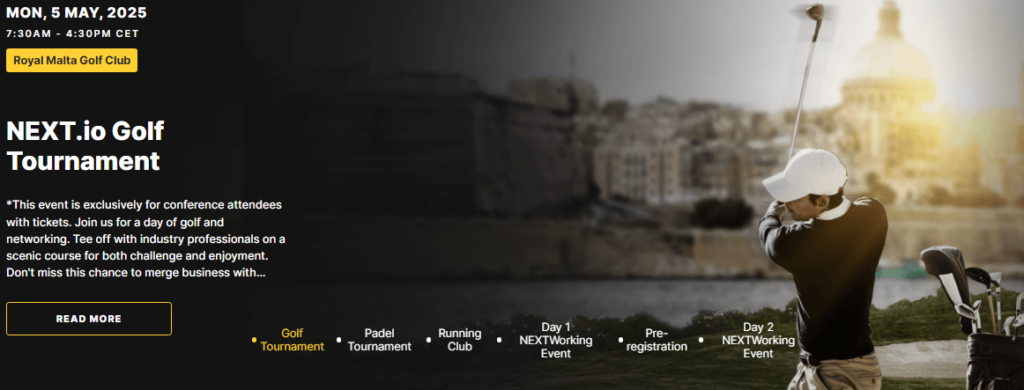 NEXT Summit Valletta Golf Tournament