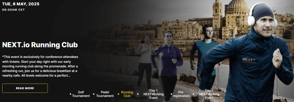 Running Club NEXT Summit Valletta