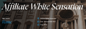 Affiliate White Sensation: Rome 2025