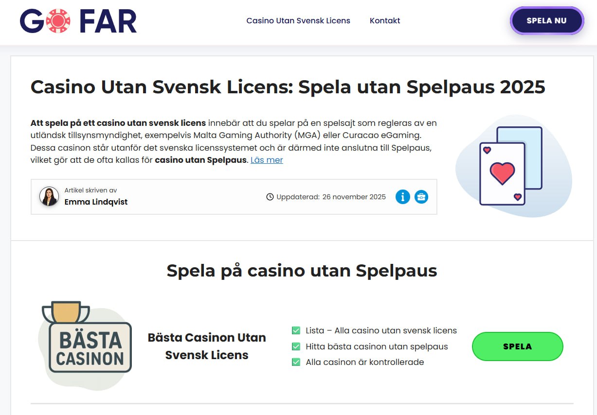 Сайт при поддержке ООН и ЕС — теперь «амбассадор» серых шведских казино…