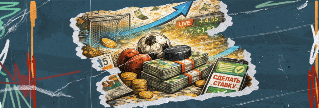 Оборот легальных букмекеров в России достиг 1,9 трлн рублей в 2025 году