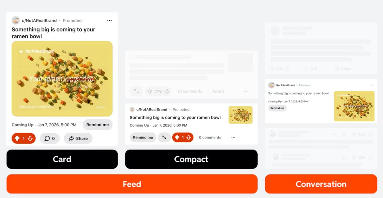 ⏰ Интересный формат запускает RedditReddit расширяет бета Reminder Ads — формат с…