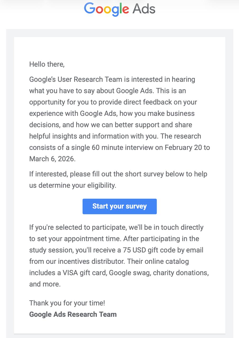 Гугл предлагает 75$ за часовое интервью в Google Meet. Жаль, мой английский…