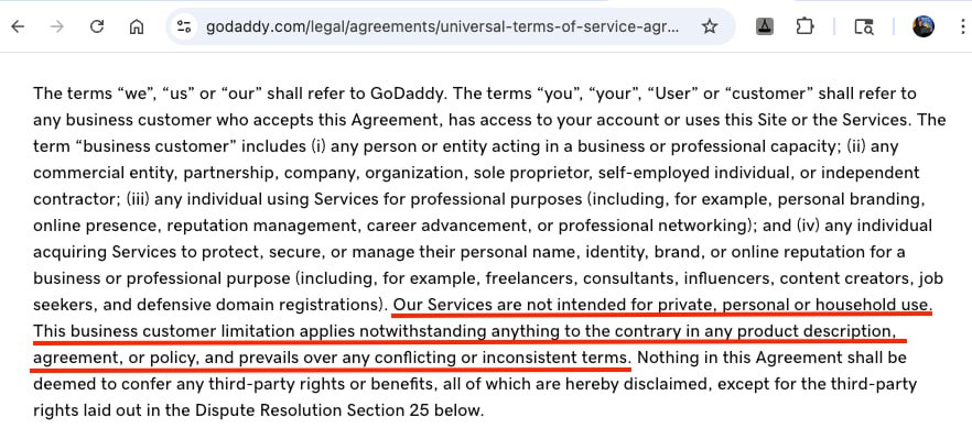 Если ты используешь домен для личной почты, хобби или любых других личных…