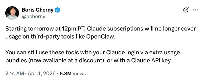 В OpenClaw больше нельзя использовать подписку Claude: зачем Anthropic это сделали и…