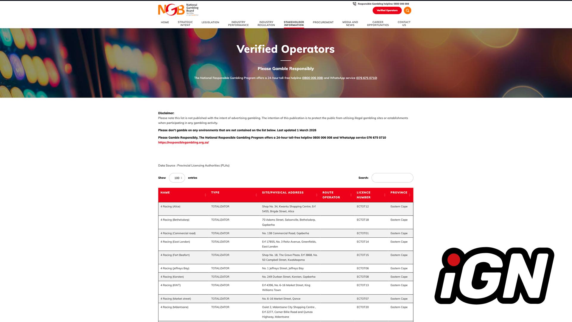 ✅🇿🇦 В ЮАР Национальное управление по азартным играм (NGB) 8 апреля представило…