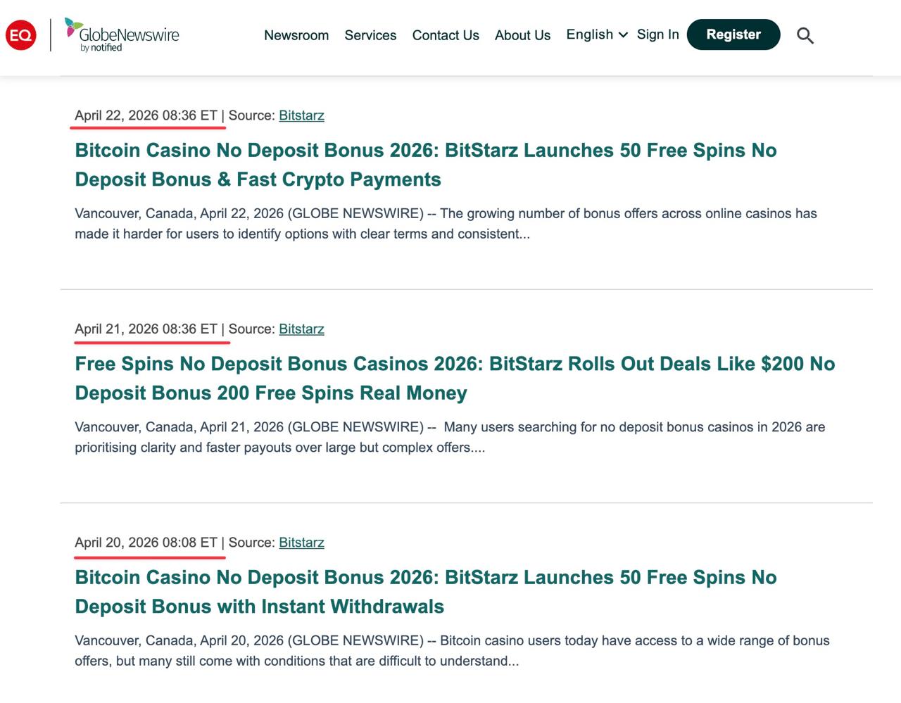 Сеошники обнаружили старый советский паразитный способ держать ТОП по ключам «bitcoin casino»,…