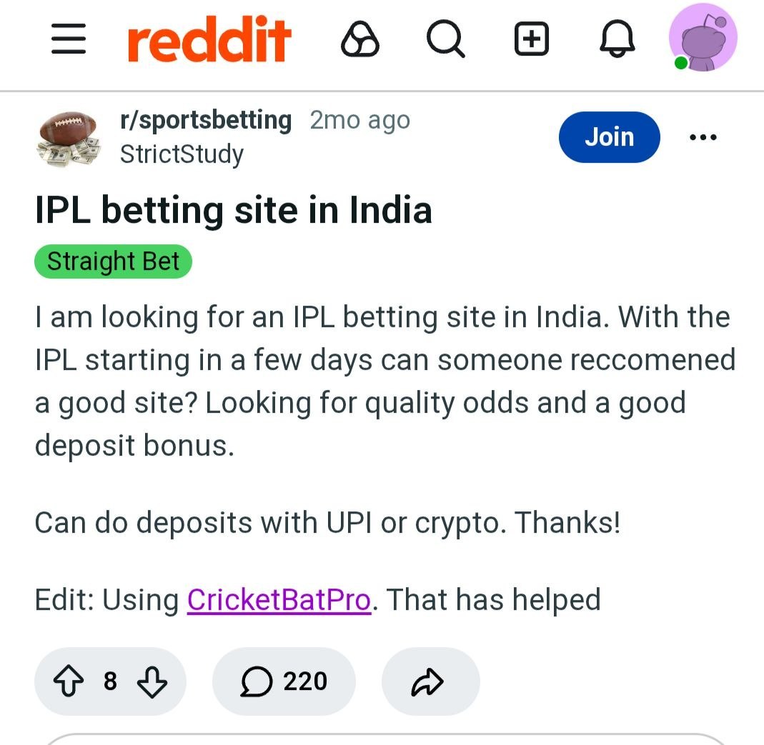 Как льют на IPL-2026 на RedditВ разгаре IPL-2026. Чуть ли не с…