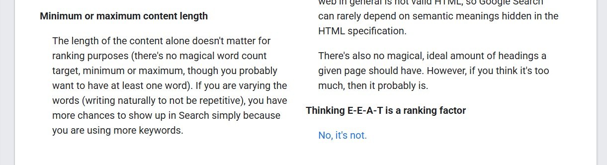 Там гугл немного обновил свой SEO Starter Guide — тыц. В принципе…