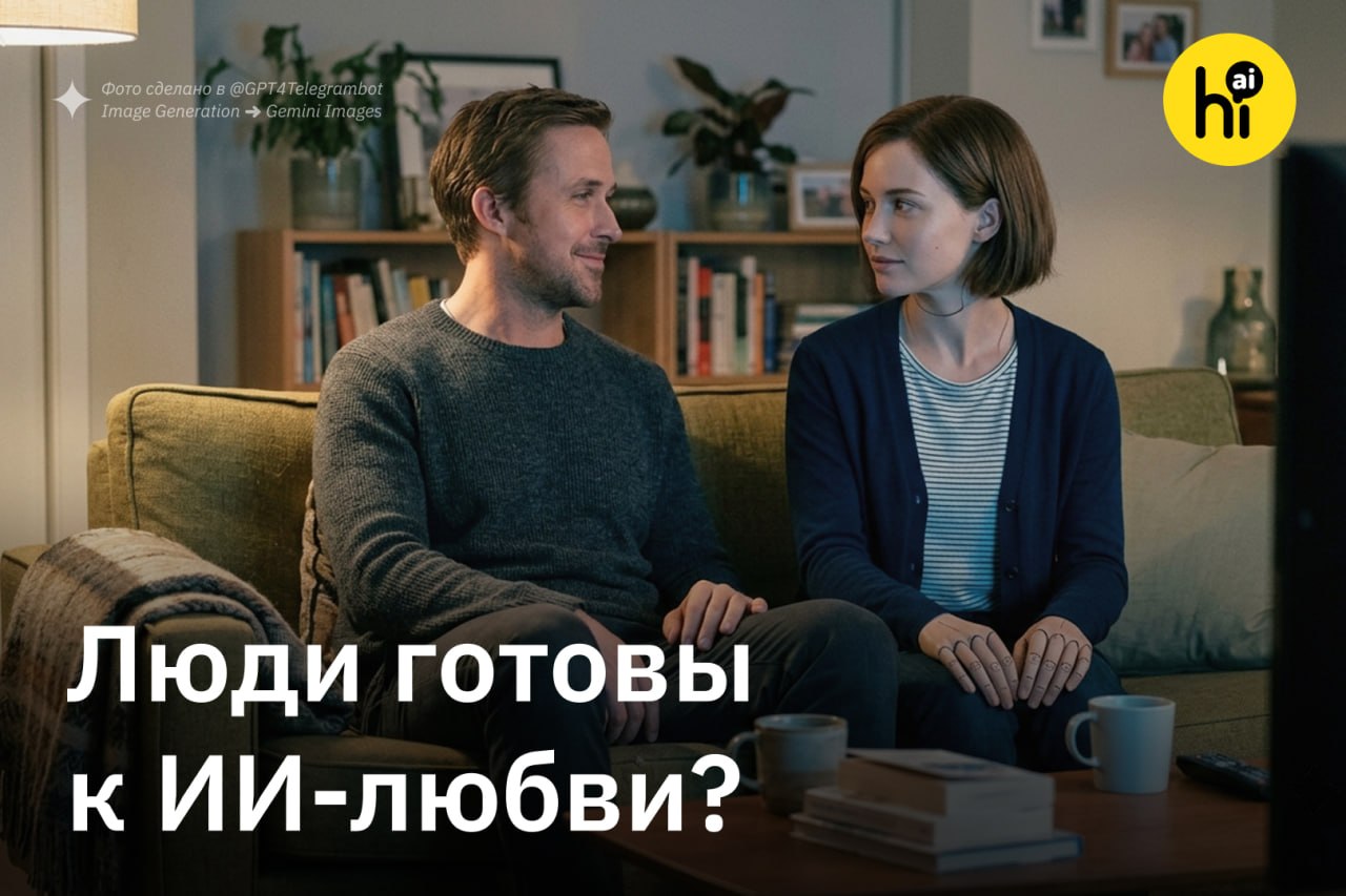 🤖 Каждый шестой не исключает интима с ИИ-роботомТакие данные получили социологи из…
