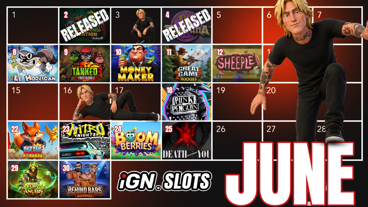 🗓🎰 iGN.Slots: июньский календарь слот-релизовСтарший редактор iGN Валентин Дюбуа подготовил календарь самых…