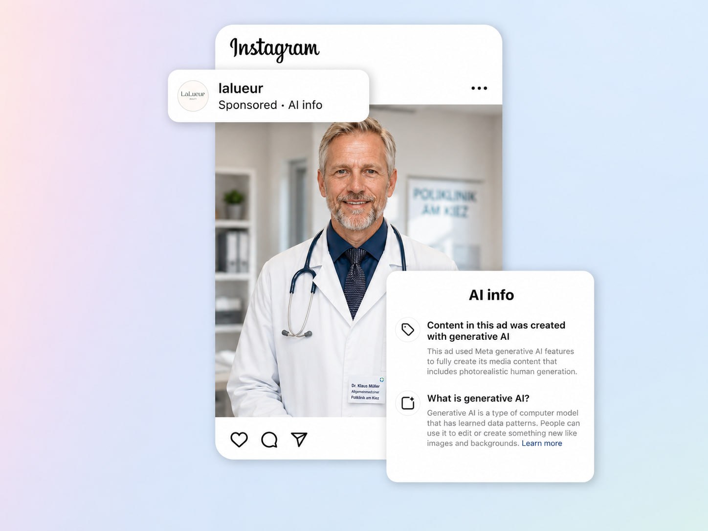 Meta начала маркировать AI-рекламуВ Facebook и Instagram появляется отметка AI info. Meta…