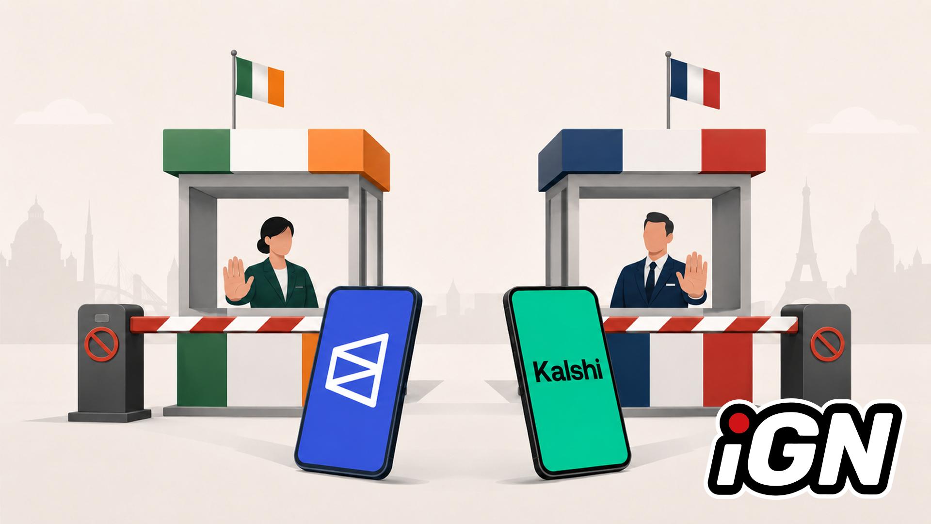 🇮🇪🇫🇷 Платформы рынков прогнозов Polymarket и Kalshi закрыли доступ пользователям из Ирландии,…