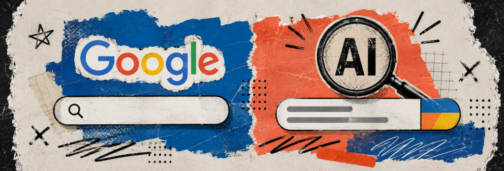 Google тестирует главную страницу с ИИ-ярлыками вместо кнопки поиска