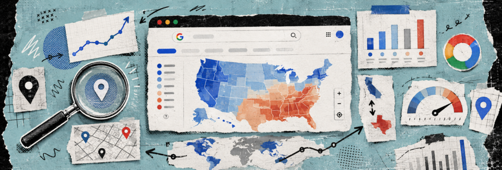 Google Trends добавил интерактивные карты регионального интереса