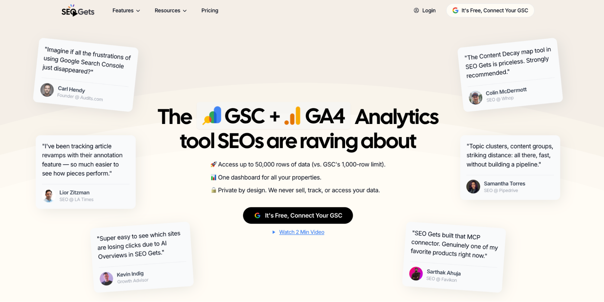 Главная страница SEO Gets