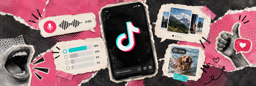 TikTok добавил в комментарии голос, опросы и карусели фотографий