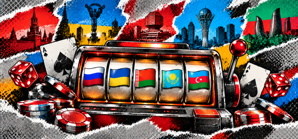 Гемблинг в СНГ: Россия, Украина, Беларусь, Казахстан, Азербайджан