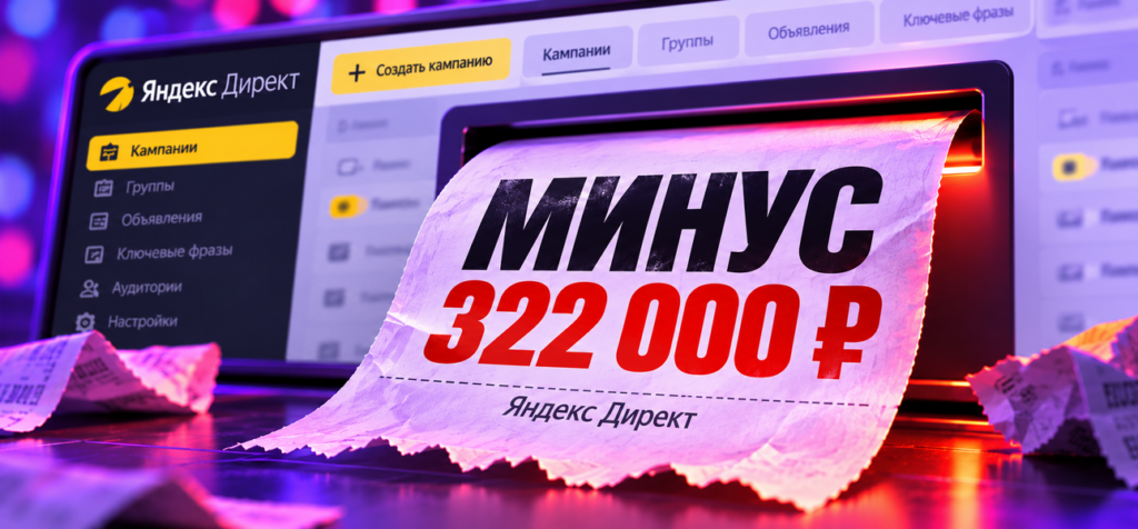Слили 322 000 ₽ на займы в Яндекс Директе: разбор ошибок
